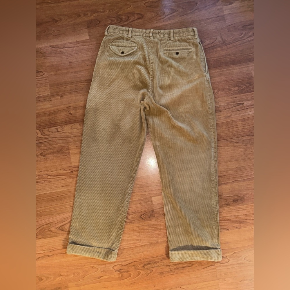 Vintage 90s Polo Ralph Lauren distressed corduroys size 34/30 - Picture 4 of 4